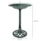 Nature Spring Antique Bird Bath Weather Resistant Resin, Vintage Scroll Design, 3 Ground Stakes for Outdoor Decor 987193YFN - alternate 2